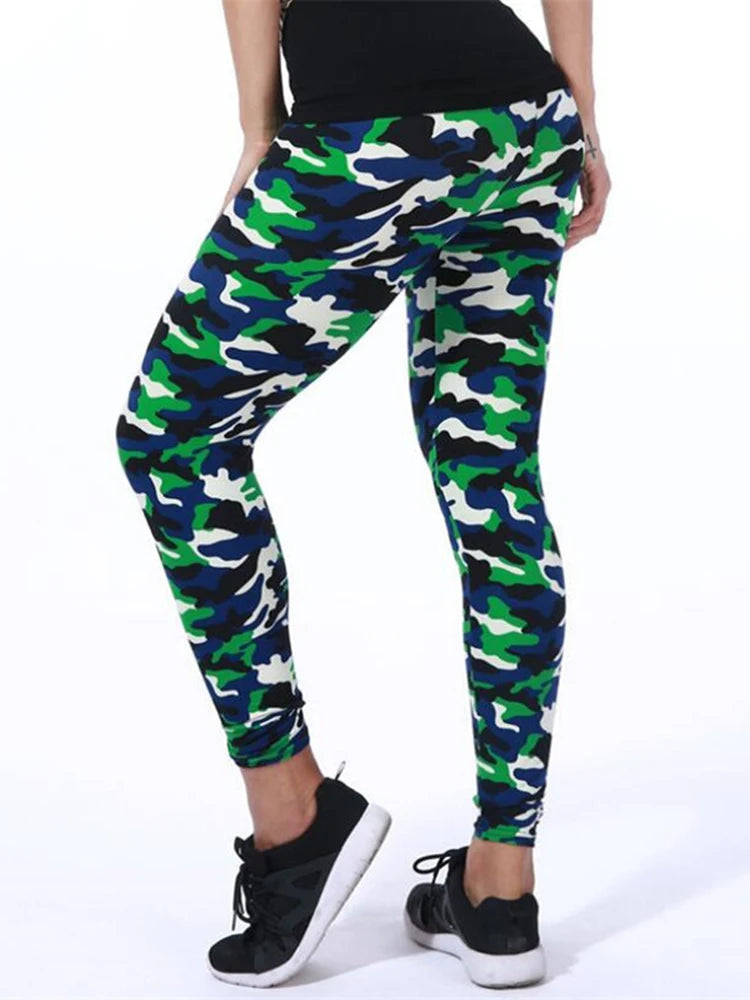 Camouflage Printed Women Leggings